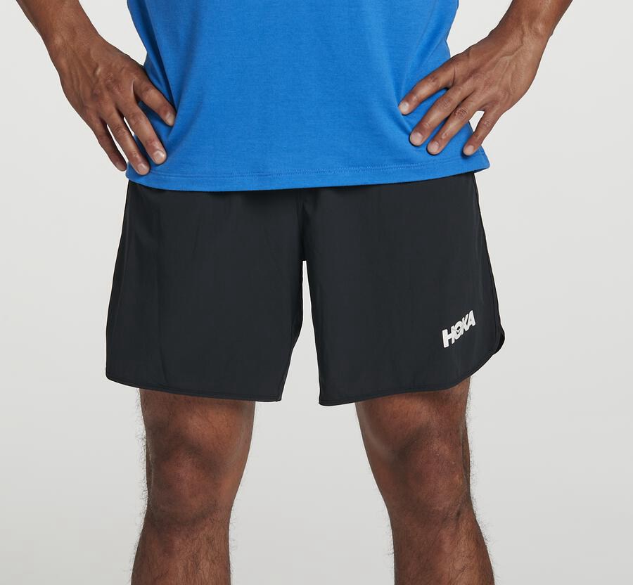 Hoka Mens Shorts NZ - Hoka One One Performance Black (IHA769538)